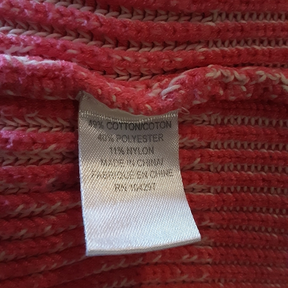 Milly Coral pink pullover sweater size M. - Picture 3 of 6